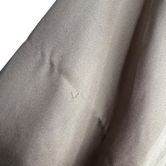 JH Collectibles Womens XL Smocked Neck Button-Front Blouse In Olive Green - Picture 8 of 9